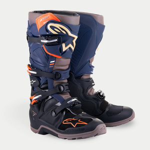 Alpinestars Tech 7 Enduro Drystar Boots (Black Night/Navy/Warm Gray)